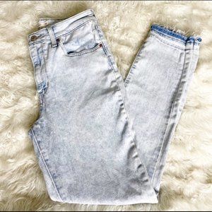 Levi's 721 High Rise Acid Wash skinny Jeans Size 30